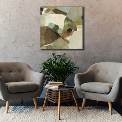 Toile épique Graffiti «Cliff Wallk» par Suzanne Nicoll, 37 po x 37 po