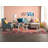 Jordyan Glass Top End Table-989987024