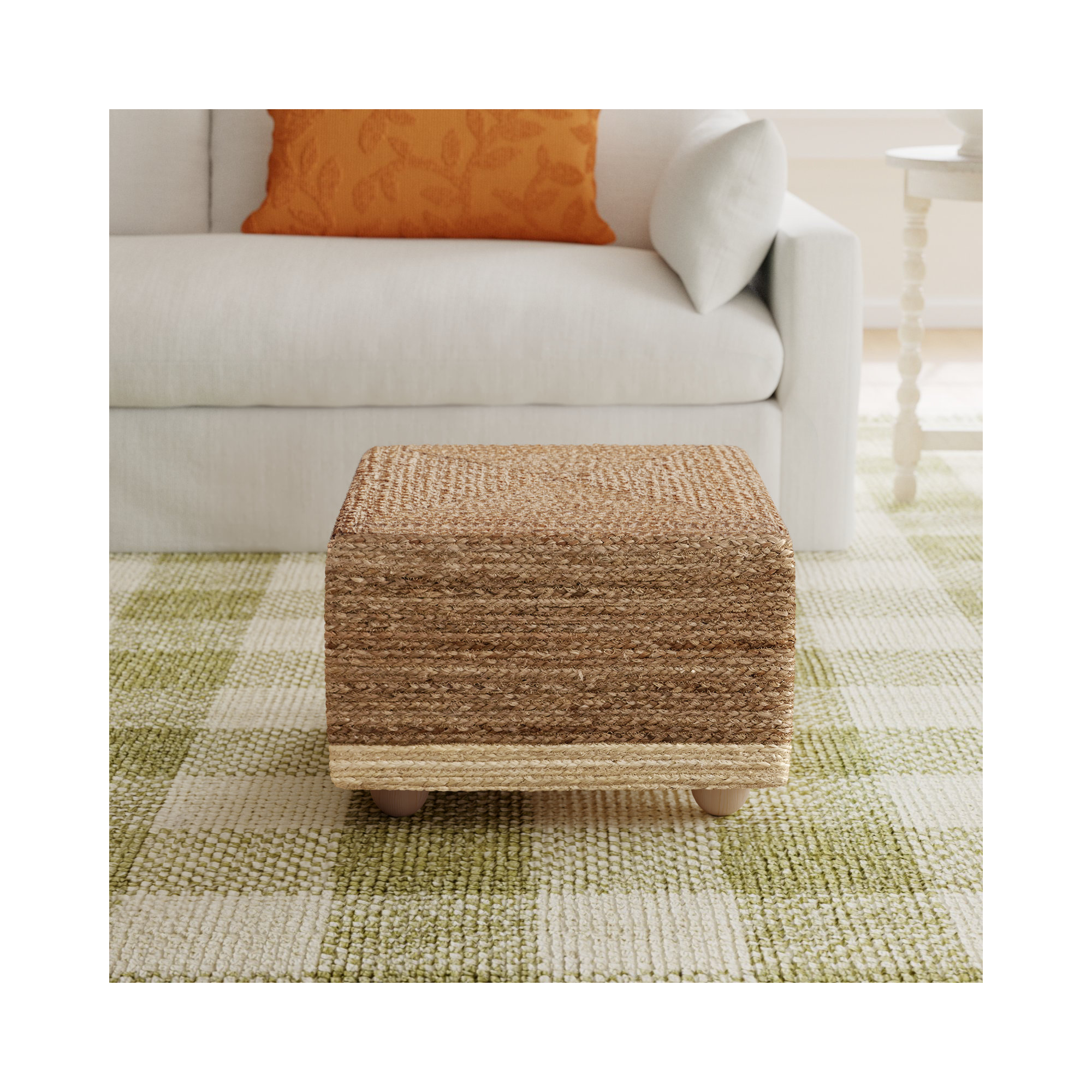 Caitlin Upholstered Ottoman