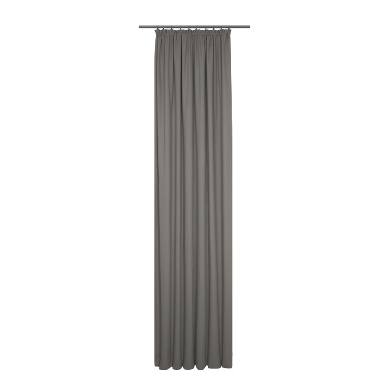 Eisenhauer Cotton Room Darkening Curtain Single Panel, Red, 130cm Width x 225cm Drop