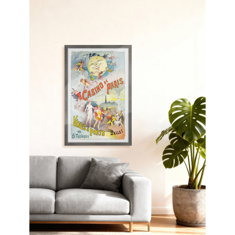 "Vénus à Paris", reproduction encadrée, H 30 po x l 20 po