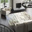 Cowhide Abstract Area Rug in Gray