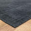Tapis gris anthracite en laine tissé à la main-61240641