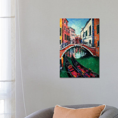 Venice Romance by Mona Edulesco - Wrapped Canvas Gallery-Wrapped Canvas Giclée