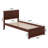  Jeinny Solid Wood Platform Bed with Matching Footboard-93820000-93819998
