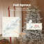 Arbre de Noël artificiel 9 pi avec branches réalistes
