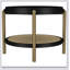 Table de bout ronde noire Benson