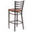 Loughran Ladder Back Metal Restaurant Barstools-21223156-94596160-94596161