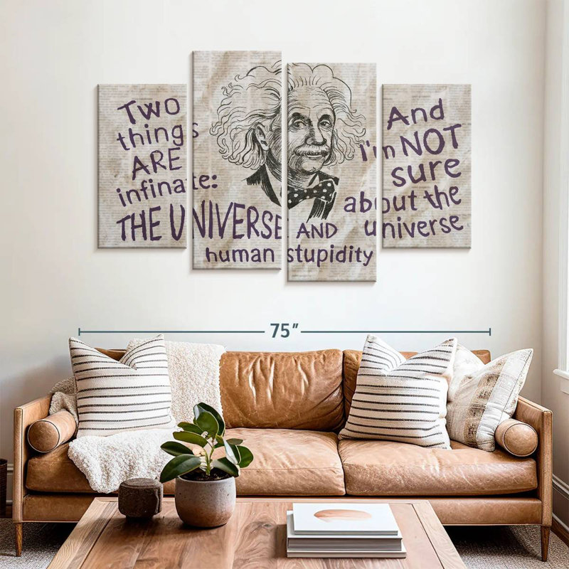 Infinite Universe And Stupidity, 42" H x 68" W