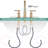 8 In. Widespread Bathroom Tap In Golden Brush - Solid Brass, 360 Swivel, Drip- Ceramic Disc Valves, High Arc Spout For Efficiency Brushed Gold Faucet With Double Handles Strong Smooth Water Flow And-125036472