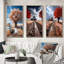 «Farmhouse Serenity Farm», 3 pièces sur toile-673098436-673098438
