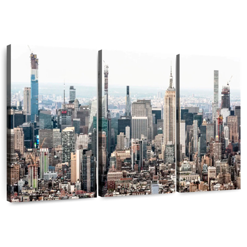 Gratte-ciel Sireci de New York, H 20 po x l 33 po