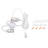 Bayview 2 - Light White Unique/Statement Pendant-86851123-86851124