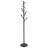 Black Coat Rack with 18 Hooks