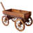 Premium Solid Wood Planter Stand with Wheels for Outdoor Garden Decoration
