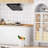Modern Arched Cabinet With Glass Doors,72" Tall Auto Sensor Light Farmhouse Arch Storage Cabinet With Height Adjustable Shelf And 2 Drawers Display Bookshelf In White Oak Wood Grain-2133674616