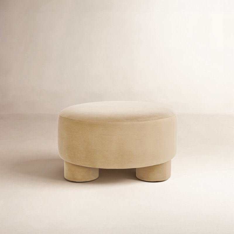 Josie Cocktail Ottoman, Tan