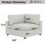 Fauteuil sans accoudoirs en chenille l 38,6 po Odai -1006917735