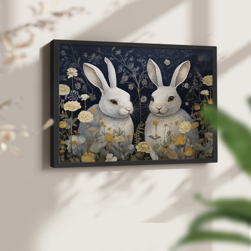 Faune - XXX - Reproduction encadrée - Restickable, H 11 po x l 14 po, Noir, noir, noir, noir