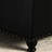 Black Upholstered With Construction And Functionality Legs Spacious Storage