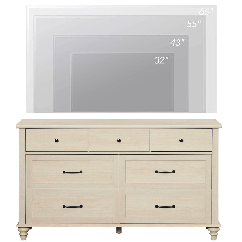Commode 7 pièces Scarlett, Beige