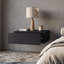 Table de chevet flottante avec rangement Milano - Wengé Milano-861995105