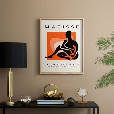 Matisse CEC XXV, reproduction d'art encadrée - bois massif
