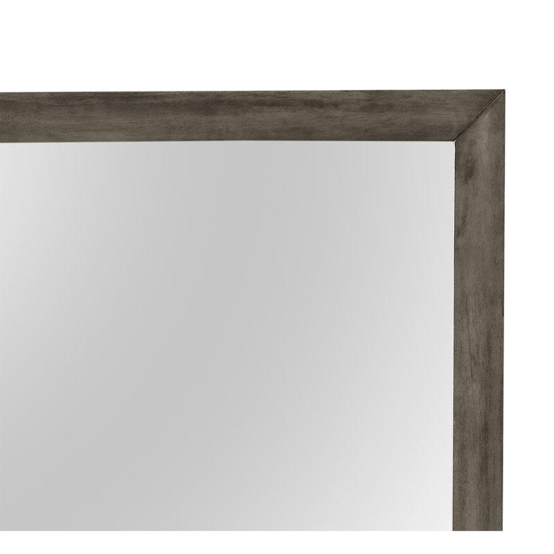 Miroir mural contemporain gris pour n'importe quelle pièce, Gris