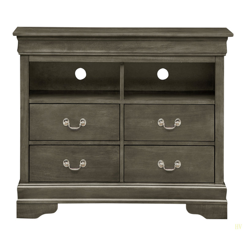 Commode télé Louis Phillipe, Gris