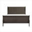 Cadre de lit double pour chambre à coucher, bois massif gris de style Louis Philippe-845646848-845646851