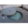 Areefa Round Propane Smokeless Fire Pit Table with Hidden Fuel Tank