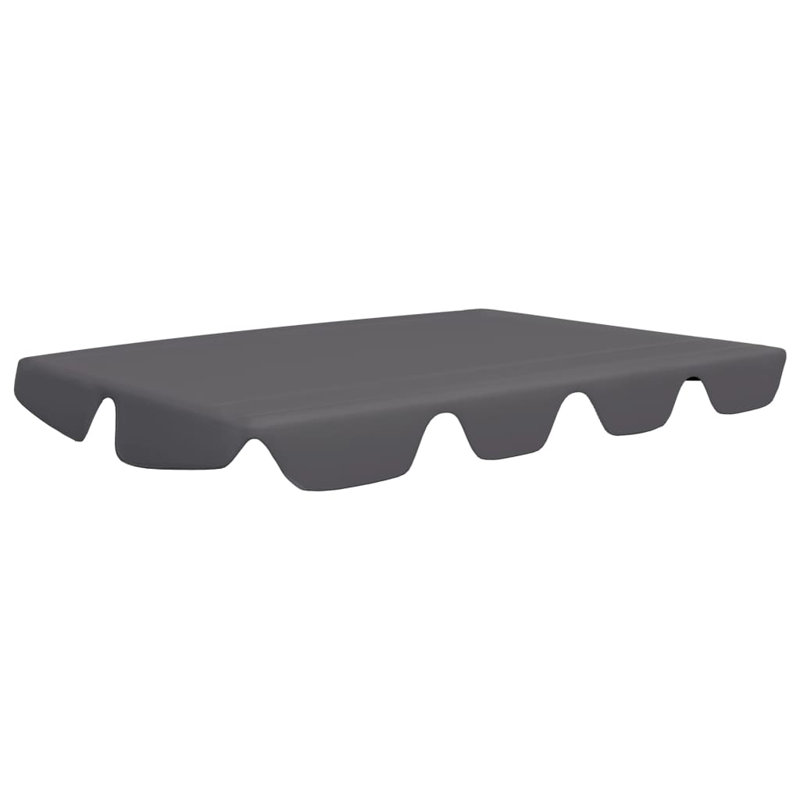 Replacement Canopy for Garden Swing Anthracite 150/130x70/105cm