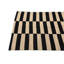 Tapis noir et blanc Orta
