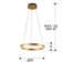 Callendale 1-Light LED Wagon Wheel Chandelier