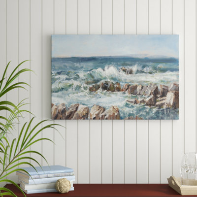 «Impasto Ocean View V», peinture sur toile