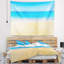 Tapisserie bleu calme et marine bleu ciel seascape-28506021