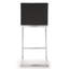 Upholstered Counter Stool with Metal Frame-298473899