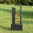 Steel Cups Fountain with Pump and River Stones - Outdoor-109758013
