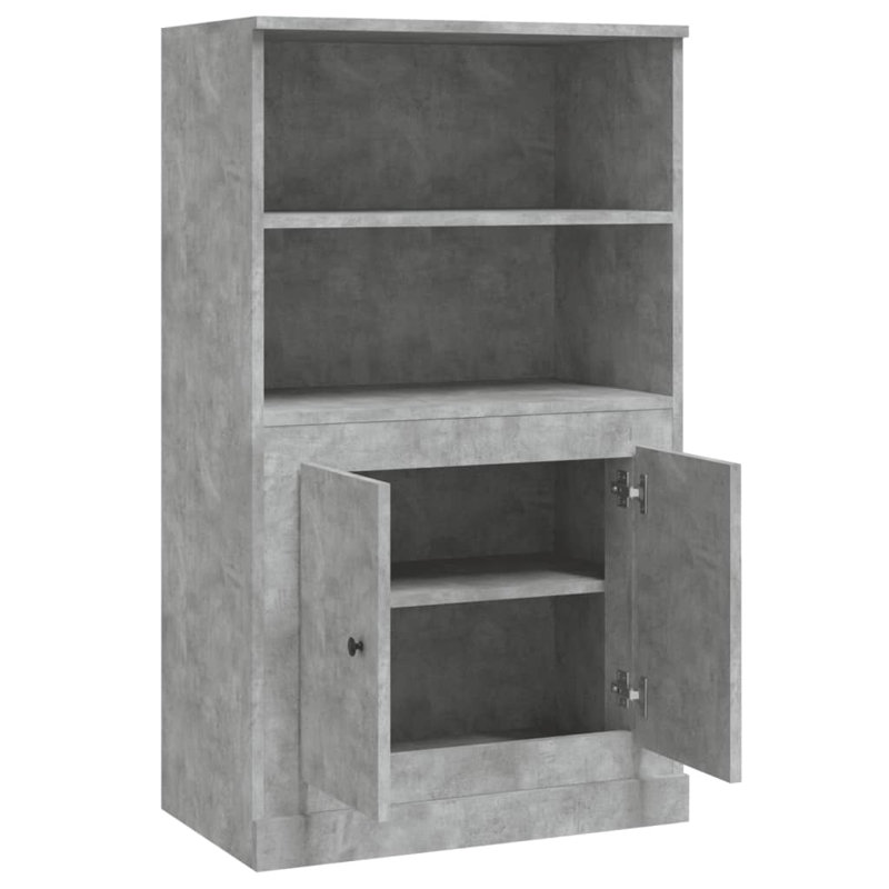 Andersonburg 60 Cm Wide Highboard, Concrete Grey