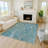 Machine Washable Indoor/Outdoor Bernadette ACN2222 Botanical Rug-114553664