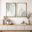 Ensemble de décoration murale Subtile Neutre squelette botanique Diptyque - impression sur toile encadrée 2 pièces-1831169948-1831169951