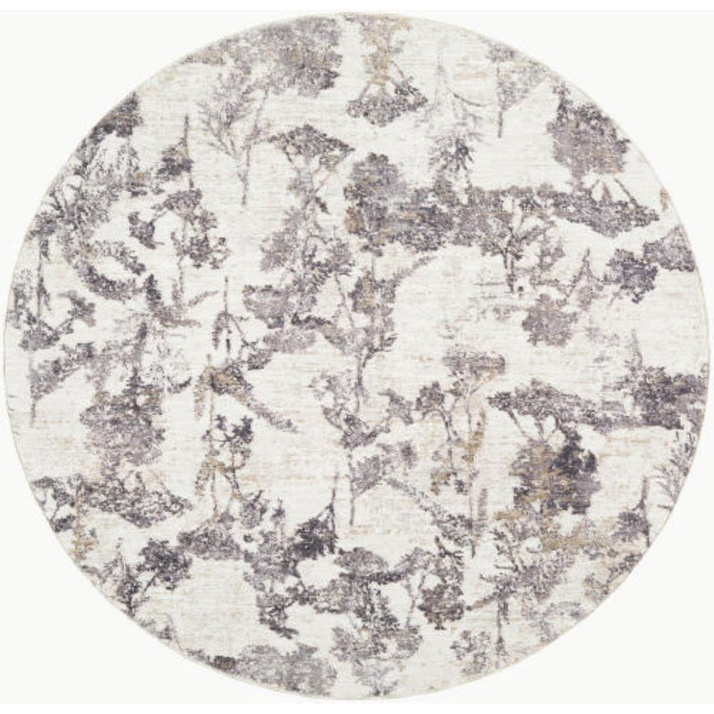 Kirima Machine Woven Area Rug, Round 5'3"
