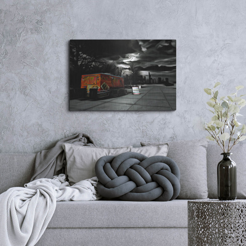 Art mural en métal luxueux «Chitaco» par Dante Plata, 36 po x 24 po, H 24 po x l 36 po