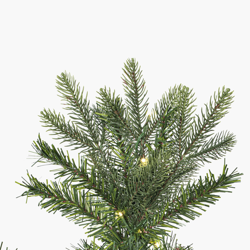 Vickerman Artificial Slim Douglas Fir Christmas Tree, 9 ft