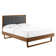 Willow Wood Platform Bed with Angular Frame