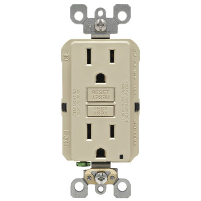 Leviton SmartlockPro 15 Amp 125 Volt Duplex GFCI Outlet 5-15R 3 Pack