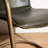 Upholstered Counter Stool with Metal Frame