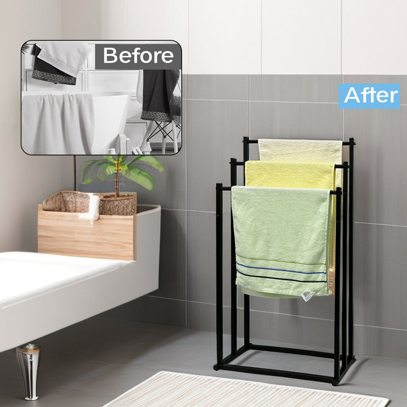44 cm Iron Freestanding Towel Rack