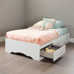 Tiara Twin Mate's & Captain's Bed with Drawers