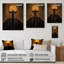 Reseda - Impression spirituelle sur bois de pin naturel-813850782